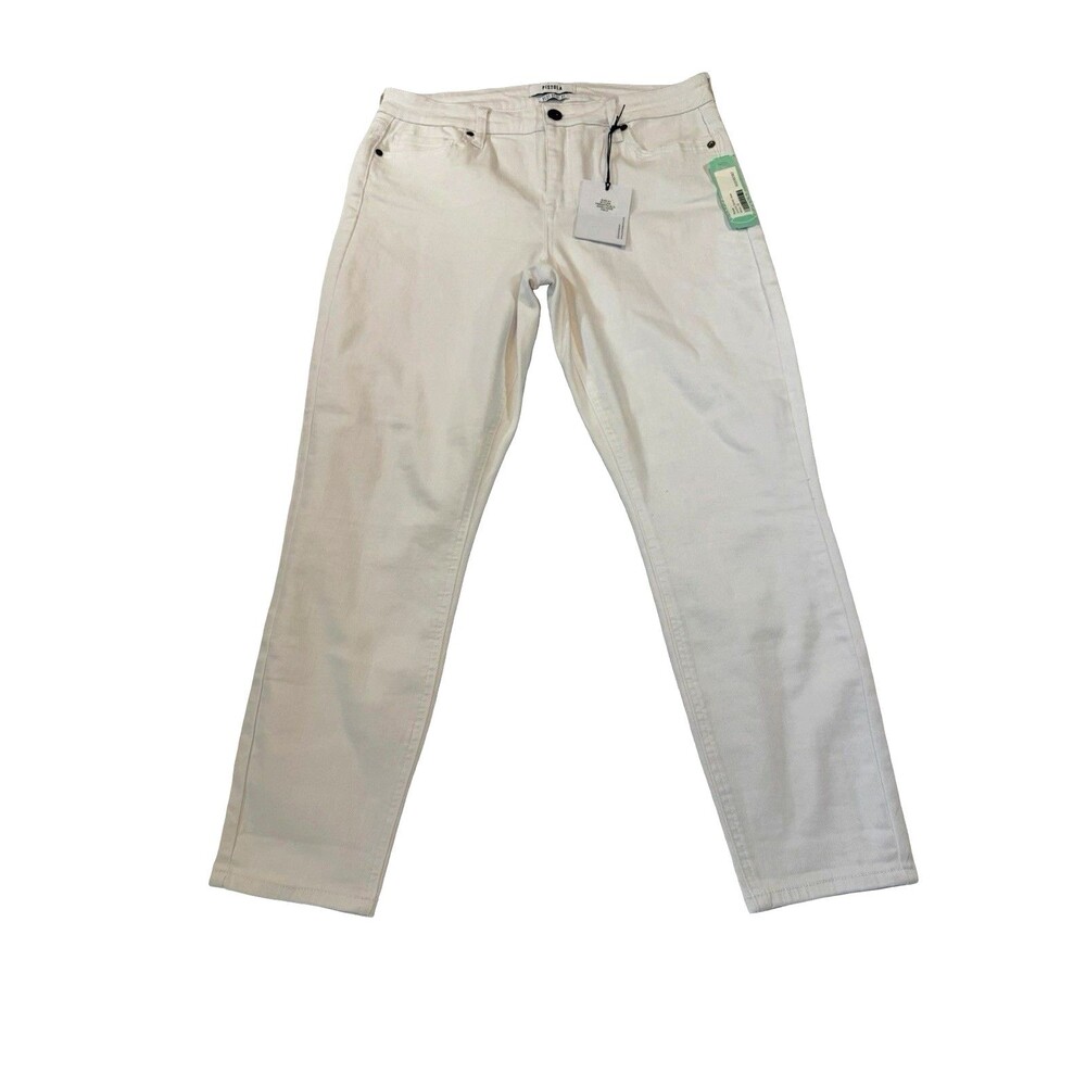 Pistola Jennifer Skinny Jeans Women's 31 White Stretch Denim Mid Rise Stitch Fix